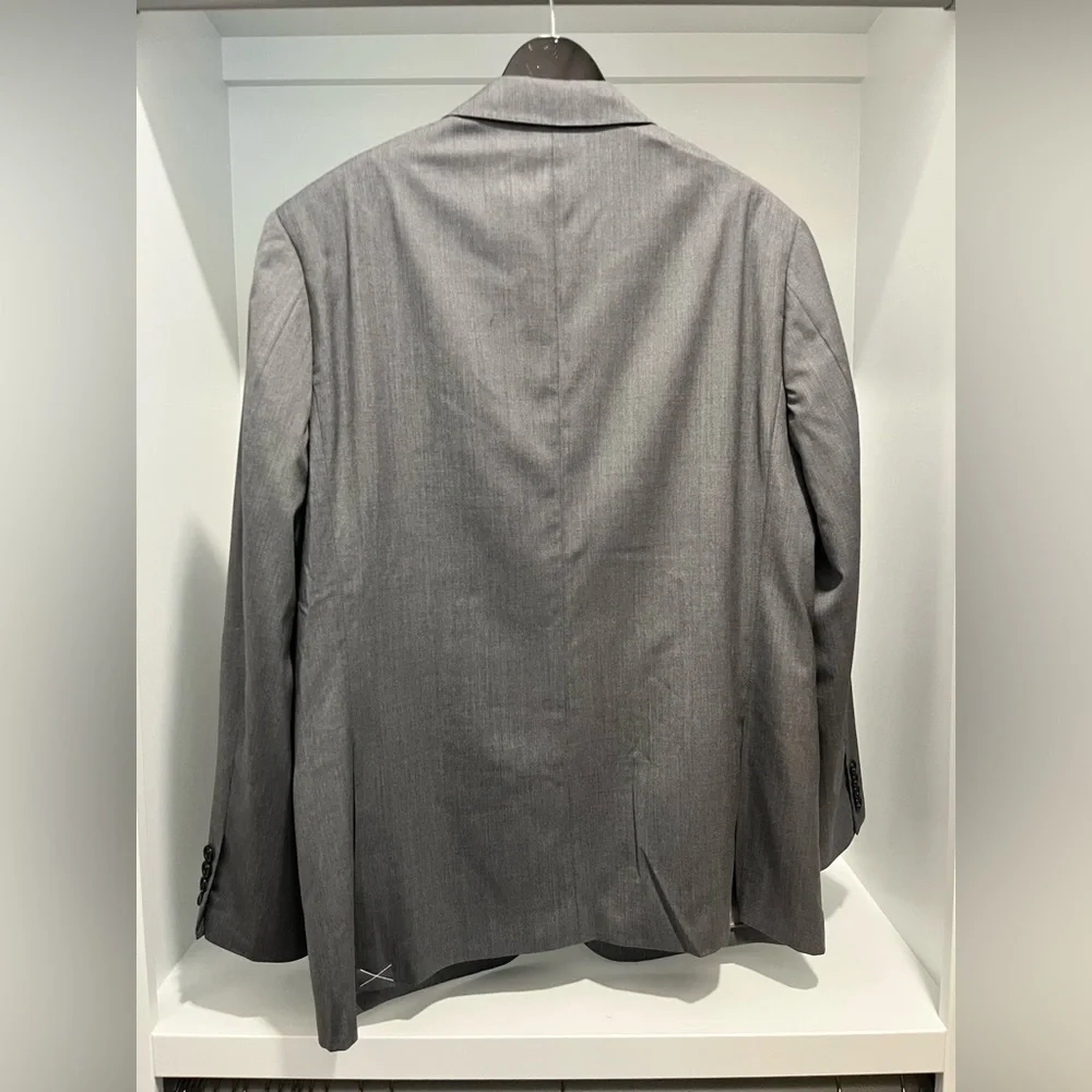 J. Crew Ludlow Slim-fit Suit Jacket Double Vent Loro Piana Wool Charcoal 46R NEW
